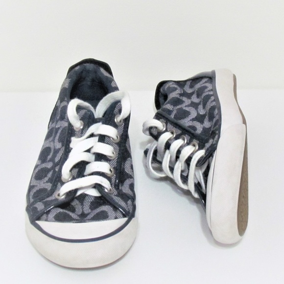 Coach Shoes - Coach Leatherware Sneakers w/ Signature
